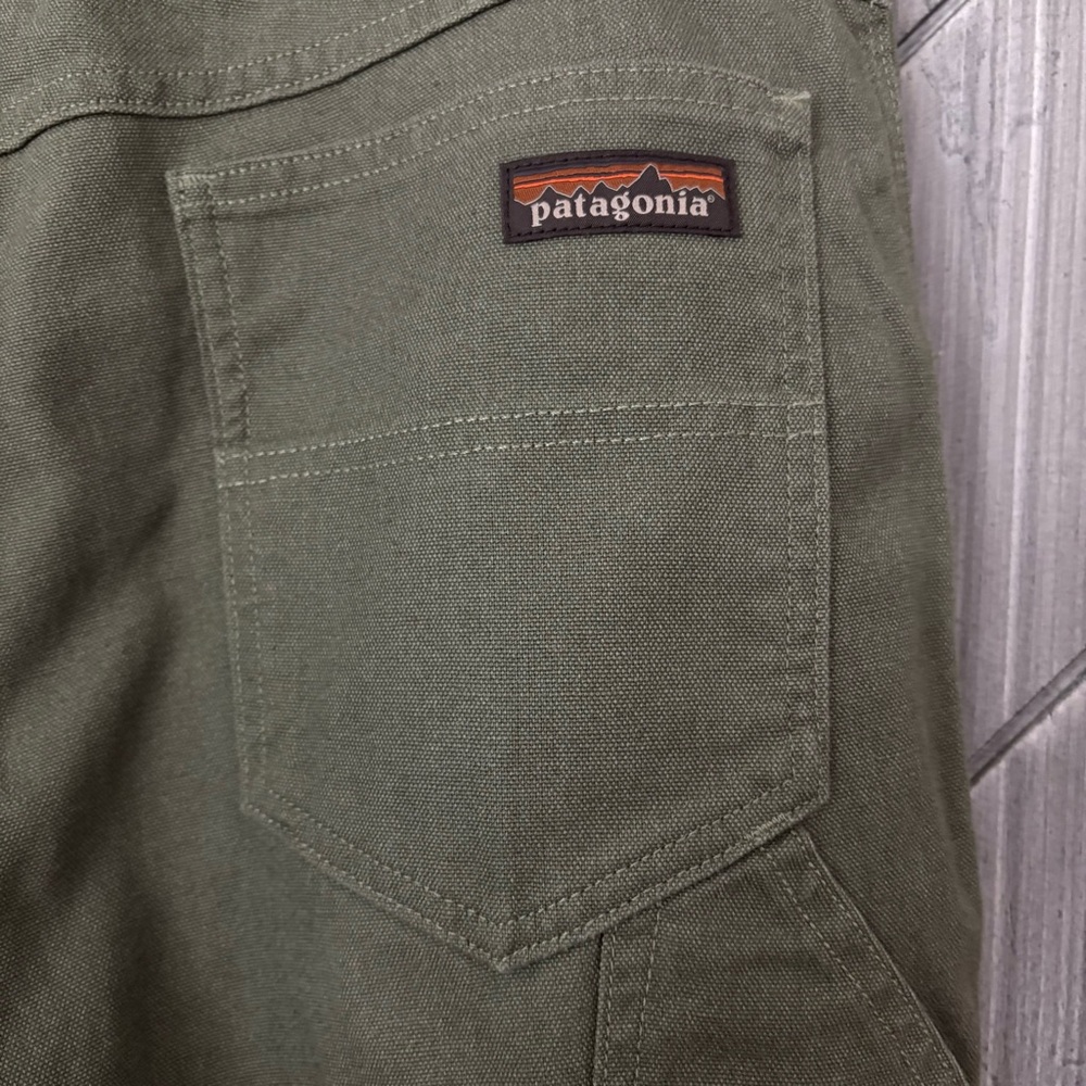 NWT Patagonia Worn Wear Slim All Seasons Hemp Pants Olive Green Size 10 Long - Picture 10 of 16